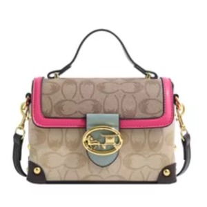 French Vintage Print Ladies' <b>Handbag</b> - <b>Small</b> square Design - Multi-functional Use - Suitable for Daily Wear - Product Image 6
