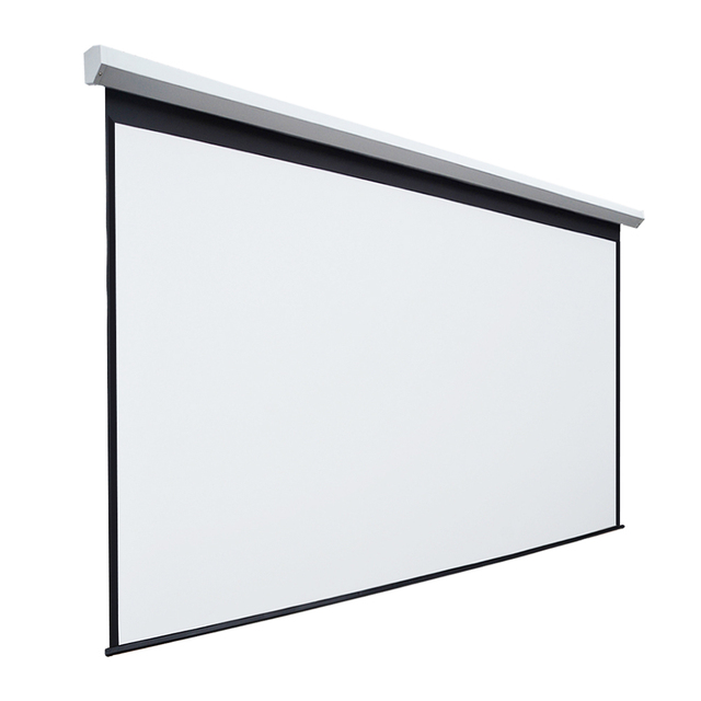 XJK Large Venue 200inch Projector Screen/Large Motorized Projection Screen/Electric Tubular Motor Screen 10ft by 13ft