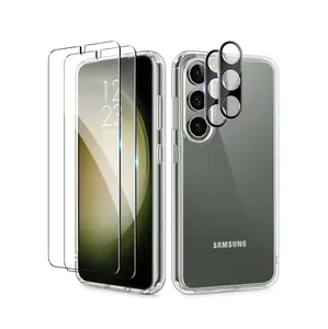 Ốp điện thoại Samsung Galaxy S26 Ultra, bảo vệ camera, bảo vệ màn hình, chống sốc, kính cường lực, bộ sản phẩm dành cho S23, S24, S25 - Product Image 1