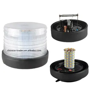 Lampu strobo Xenon senter darurat untuk SYF 205 SIFCO, peralatan pertambangan LED lensa PC putih suar (12-48v DC) lampu peringatan