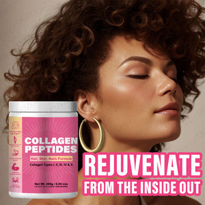 Mélange de collagène naturel OEM Supplément pour boissons Collagène <span class=keywords><strong>marin</strong></span> pur Poudre de peptide Collagène avec vitamine C Poudre brûlée pour adultes - Product Image 5