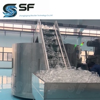 Ligne de tri et d'agencement de bouteilles ShouFan entièrement automatisée par PLC - Anti-vibrations, faible bruit, entretien simple, pour film, bois, PET, verre