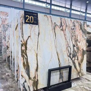 <span class=keywords><strong>Notre</strong></span> <span class=keywords><strong>Dame</strong></span> Rose Marbre Grande Dalle Étanche Durable Moderne Intérieur/Extérieur Mur Design pour Cuisine Escalier Atelier Villa - Product Image 1