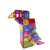 JUMBO TOYS 2026 Nouvel ensemble de tuiles magnétiques colorées Blocs de construction magnétiques éducatifs STEM pour les enfants d'âge préscolaire