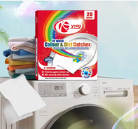 Feuilles anti-décoloration pour le linge, absorbantes et prévenant les transferts de couleur