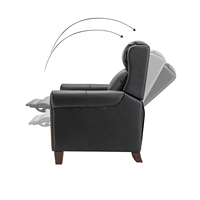 Fauteuil de salon inclinable manuel avec dossier réglable pour un confort optimal