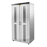 116 Bakjes RVS Voedseldehydrator voor Industrieel Gebruik, Eenvoudig in Gebruik voor Vlees, Vis, Fruit en Groenten, 220v-240v