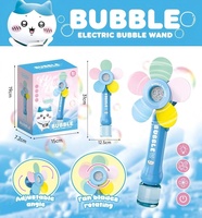 TOYAR Bâtonnets à bulles personnalisés animaux de dessin animé, jouet à bulles rotatif électrique aux designs originaux pour filles et garçons