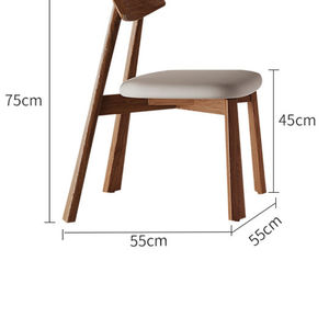 طاولة طعام مستطيلة خفيفة الوزن بتصميم عصري بسيط مع قاعدة من الخشب الصلب عالي الجودة لغرفة المعيشة وغرفة الطعام - Product Image 6