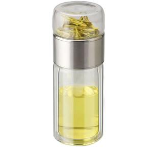 500mlTea Séparation Tasse En Verre Sports <span class=keywords><strong>De</strong></span> Plein Air Bouteille À Boire Voyage Verre Thé Et <span class=keywords><strong>Eau</strong></span> Séparation Bouteille D'<span class=keywords><strong>eau</strong></span> avec Infuseur À Thé - Product Image 5