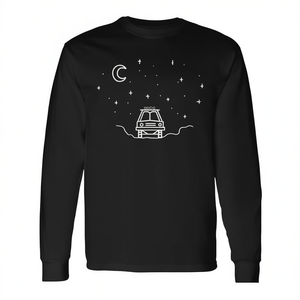 Camiseta de manga larga para coche todoterreno Mountain Outdoor, diseño de cielo nocturno - Product Image 2