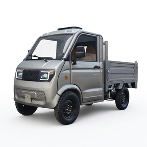 Camión de Carga Eléctrico con Cabina Cerrada, Motor de 72V 3500W, Batería de 72V 105Ah, Motor de Elevación de Ventanas Automático, Limpiaparabrisas con Radio AM/FM - Product Image 2