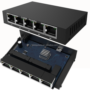 Good Price Mini Type Metal <b>Case</b> 5GE <b>Switch</b> 5-Port 10/100/1000Mbps Unmanaged Ethernet <b>Switch</b> - Product Image 1