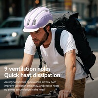 Casque de vélo PC In-Mold léger pour adulte, respirant, avec boucle de réglage, idéal pour la ville et le cyclisme