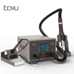 New Soldering Station Electric Soldering Iron BAKU Ba-9852 Micro Soldering Station 2 in 1 for Iphone PCB Repair High Quality CE