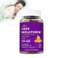 Aeglewell OEM Gummies à la mélatonine, complément naturel pour le sommeil, 10 mg, 20 mg, gummies à la mélatonine halal, végétaliens, sans sucre, pour adultes