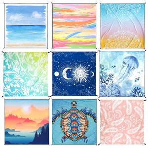 Ý Tưởng Món Quà Gấp Bãi Biển Mat Biểu Tượng Tùy Chỉnh Ngoài Trời Cắm Trại Pad Polyester Bãi Biển Không Thấm Nước Mat Cát Bằng Chứng Bãi Biển Chăn - Product Image 3