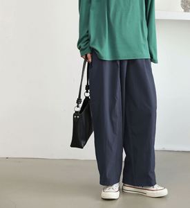 Pantalon <span class=keywords><strong>long</strong></span> ample à jambes larges pour <span class=keywords><strong>femme</strong></span>, style automne-hiver, vente directe d'usine - Product Image 3
