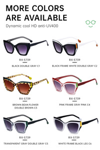 Gafas de Sol Negras de Moda al Por Mayor, Gafas de Conducir con Protección UV, Logotipo Personalizado, Gafas de Sol para Mujer - Product Image 5