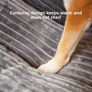 Lit pour chien extra large, matelas moelleux lavable en machine pour chiens géants, coussin de caisse toutes saisons, support du fabricant personnalisé - Product Image 3