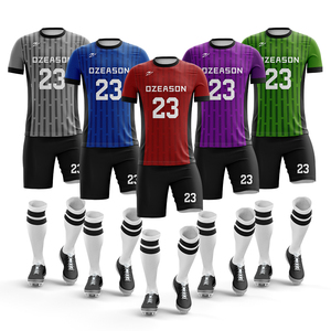 Fornitore a basso prezzo all'ingrosso di alta qualità sublimazione maglia da <span class=keywords><strong>calcio</strong></span> moda Design <span class=keywords><strong>viola</strong></span> colore uniforme da <span class=keywords><strong>calcio</strong></span> - Product Image 6