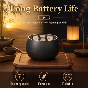Haut-parleur portable Hi-Fi pour l'apprentissage du <span class=keywords><strong>Coran</strong></span> avec USB et télécommande - Mini lecteur de méditation Zen pour le temple et la maison - Product Image 4