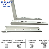 Support mural anti-vibration robuste Malaxy pour climatiseur split, pliable, universel, en acier inoxydable