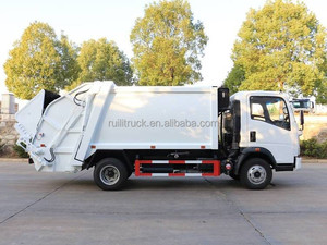 Camión Compactador de Basura HOWO RHD de 8 CBM con Cubierta Protectora para Recolección de Residuos - Product Image 4