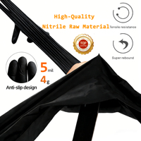 Gants en nitrile jetables Anboson 5 mil 4g épais sans latex, disponibles en OEM, Guantes De Nitrilo pour les commandes en gros dans le secteur alimentaire et sanitaire