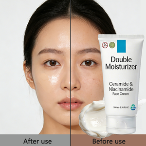 <span class=keywords><strong>Crema</strong></span> <span class=keywords><strong>Viso</strong></span> Idratante Doppia Azione con Ceramide e Niacinamide per Tutti i Tipi di Pelle, Offre Comfort Immediato e Luminosità - Product Image 3