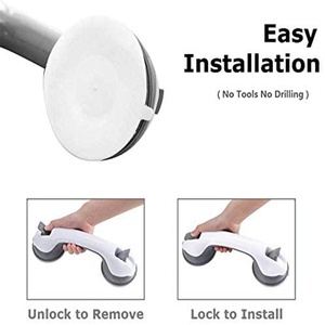 Vente en gros, populaire : 1 ou 2 pièces, Barre d'appui de sécurité pour toilettes et salle de bain, avec ventouse à vide - Product Image 6