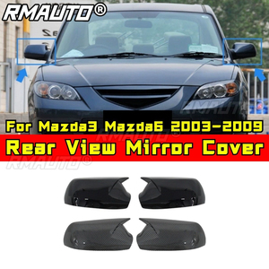 ฝาครอบกระจกมองข้างรถยนต์ ป้องกันรอยขีดข่วน ฝาครอบกระจกมองหลัง สำหรับ Mazda3 Mazda6 2003-2009 ชุดแต่งรถยนต์ อุปกรณ์ตกแต่งรถยนต์ - Product Image 2