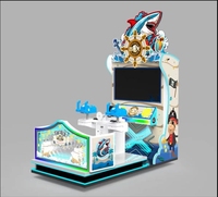 Simulateur de tir d'arcade à monnayeur, construction en plastique robuste, 2 joueurs, utilisation en intérieur, jeu d'aventure LED