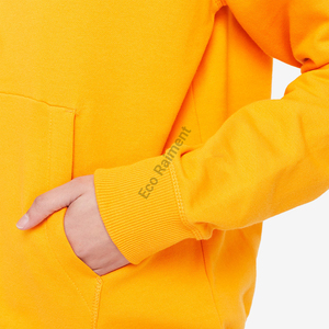 Algodón Mezcla de poliéster Hombres Sudadera con capucha 230G Peso pesado Transpirable Ecológico Suelto Casual Otoño Logotipo personalizado - Product Image 4