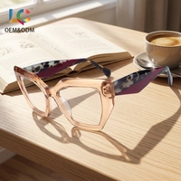 Monturas Ópticas Redondas Vintage de Acetato, Gafas Graduadas Retro de Borde Delgado para Lectura Diaria y Trabajo