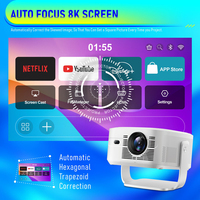 Projecteur intelligent HY450 Max 8K, 1080P, 900 Ansi, mini projecteurs de cinéma maison, projecteur portable, Android 14 GTV, vidéo 4K, Proyector