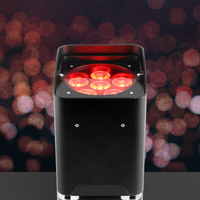 IP65 étanche batterie Uplight 6*12W RGBWAUV LED Par lumière sans fil + télécommande + contrôle Wifi pour événement Concert fêtes de mariage lumière