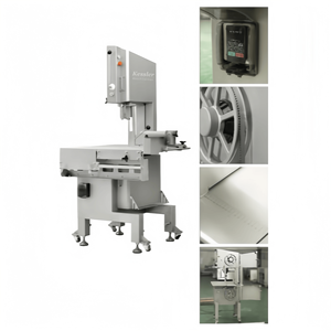 Nouvelle scie à os en acier inoxydable 304 de qualité alimentaire, équipement industriel de transformation de la viande avec protection IP65 pour le bœuf et le porc - Product Image 1