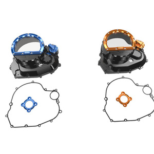 NICECNC per <span class=keywords><strong>KTM</strong></span> <span class=keywords><strong>690</strong></span> <span class=keywords><strong>Enduro</strong></span> SMC R Coperchio Frizione Trasparente in Alluminio per <span class=keywords><strong>Moto</strong></span> Husqvarna VITPILEN Supermoto 701 GasGas SM 700 - Product Image 1