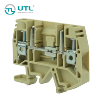 Conector de Cable Eléctrico UTL SAKTL 6 STB, Bloques de Terminales de Desconexión de Prueba, Bloques de Terminales de Transductor de Medición para Riel DIN