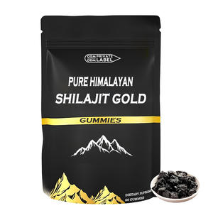 60 Gummies Shilajit Gummies Orale Vloeistof Oem Suikervrije Biologische Veganistische Vitaminen Supplement <span class=keywords><strong>Ashwagandha</strong></span> 100% Pure Halal Gecertificeerd - Product Image 1