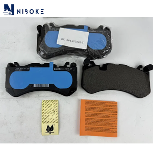Plaquette de frein en céramique automatique NIboke plaquette de frein à disque A0084202020 pour <span class=keywords><strong>mercedes</strong></span>-benz Z GLE 400 C63 AMG W204 avant - Product Image 4