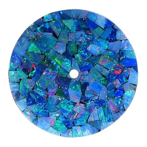 Timebalife Fabrik preis Opal Mosaik Uhr Zifferblatt Benutzer definierte Real Stone Opal Zifferblatt Uhr Teile
