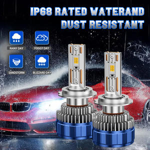 Lampe LED de voiture haute puissance 140W, ampoule de phare LED à deux tubes en cuivre H1 H11 HB3 9005 HB4 9006 H7 H4, phares LED - Product Image 4