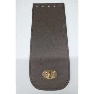 Housse de sac en similicuir marron 25x10cm Housse de bagage - Product Image 1