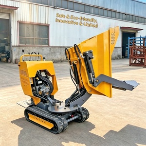Self-loading crawler dump truck with load of 0.5t construction engineering transport truck small crawler dump truck - Product Image 6