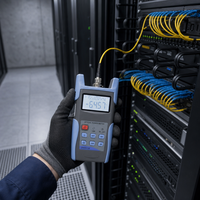 Medidor de Potencia de Fibra Óptica JW3216 Portátil OPM -70~+10dBm 850/1300/1310/1490/1550nm para Pruebas de Mantenimiento de Redes FTTH LAN