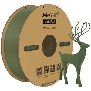 طابعة jamghon maca Pla <span class=keywords><strong>Filament</strong></span> بألوان شعيرات ثلاثية الأبعاد من مصنع خيوط PLA غير لامع بواسطة خيوط - Product Image 1