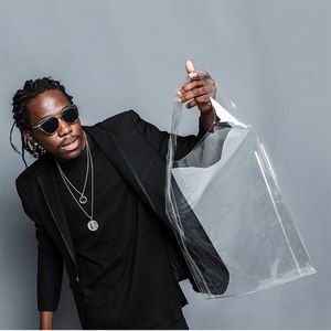 Factory Price Custom Fashion <strong>Handbag</strong> Shopping Transparent <strong>Clear</strong> Plastic PVC Tote Bags - Product Image 6