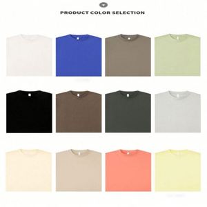 300gsm Thick Fabric High Quality Plain Men's Heavy Weight T <b>Shirt</b> Regular Fit Custom Silk Screen Printed Unisex 100% Cotton - Product Image 3